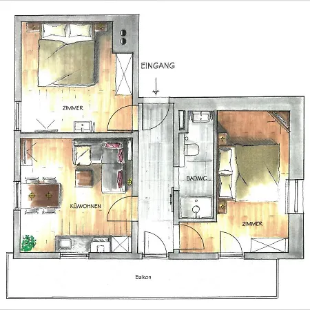 Haus Kristall Apartament *